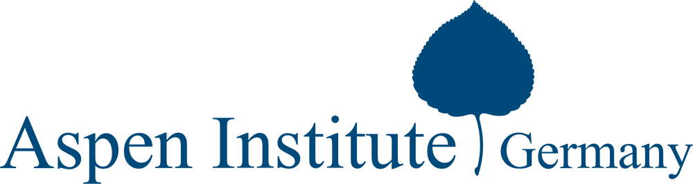 Das Logo des Aspen Institute Germany in der blauen Version